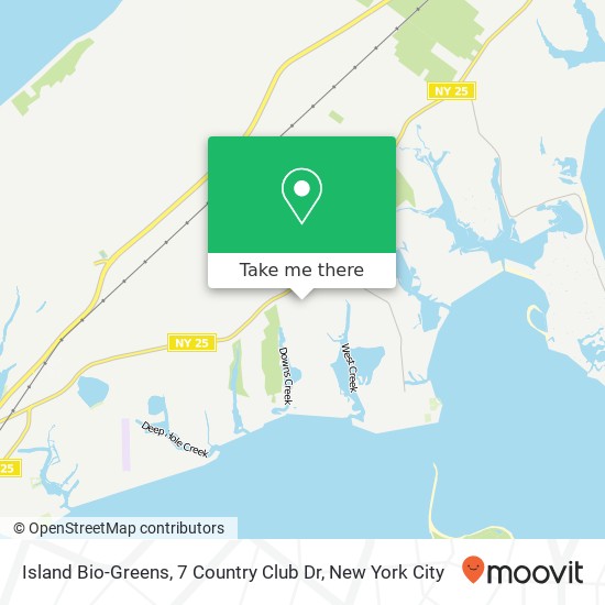 Mapa de Island Bio-Greens, 7 Country Club Dr