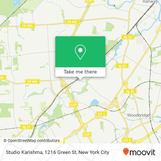 Mapa de Studio Karishma, 1216 Green St