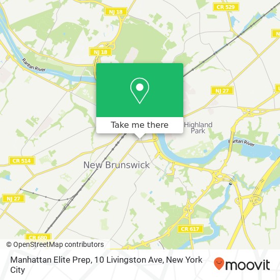 Mapa de Manhattan Elite Prep, 10 Livingston Ave