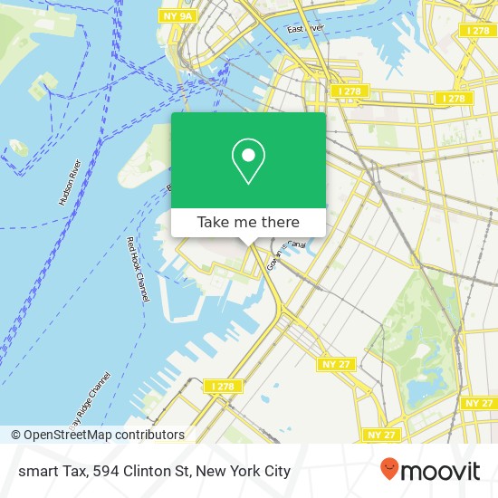 smart Tax, 594 Clinton St map