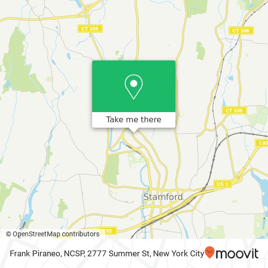 Mapa de Frank Piraneo, NCSP, 2777 Summer St