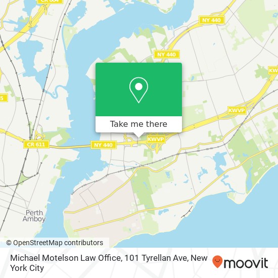 Mapa de Michael Motelson Law Office, 101 Tyrellan Ave