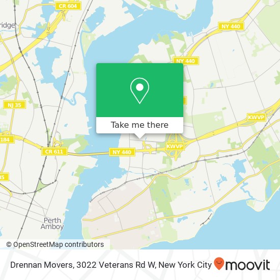 Mapa de Drennan Movers, 3022 Veterans Rd W