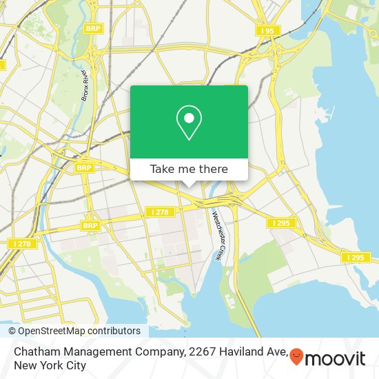 Mapa de Chatham Management Company, 2267 Haviland Ave