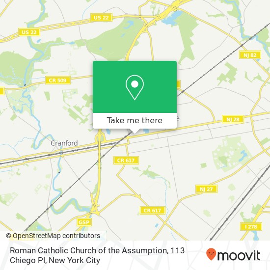 Mapa de Roman Catholic Church of the Assumption, 113 Chiego Pl