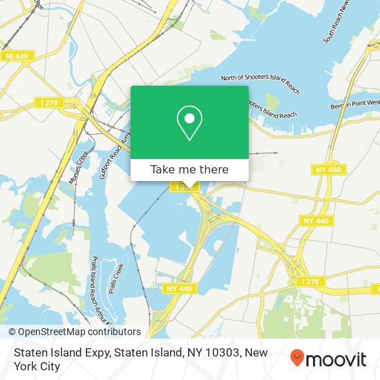 Staten Island Expy, Staten Island, NY 10303 map