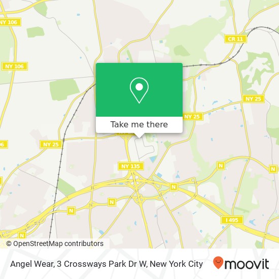 Mapa de Angel Wear, 3 Crossways Park Dr W