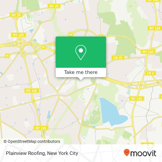 Mapa de Plainview Roofing