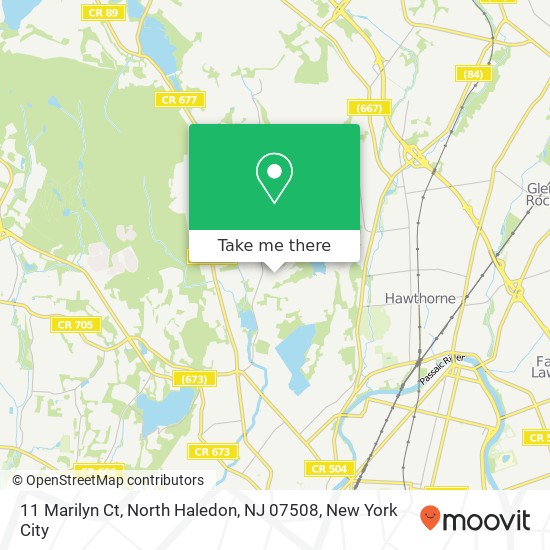 Mapa de 11 Marilyn Ct, North Haledon, NJ 07508