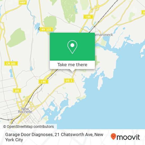 Mapa de Garage Door Diagnoses, 21 Chatsworth Ave