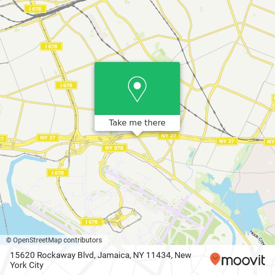 Mapa de 15620 Rockaway Blvd, Jamaica, NY 11434