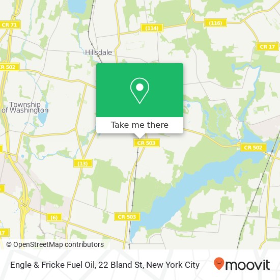 Mapa de Engle & Fricke Fuel Oil, 22 Bland St