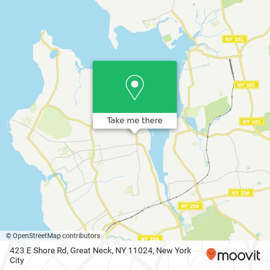 423 E Shore Rd, Great Neck, NY 11024 map