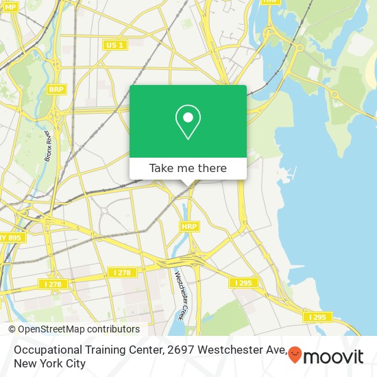 Mapa de Occupational Training Center, 2697 Westchester Ave