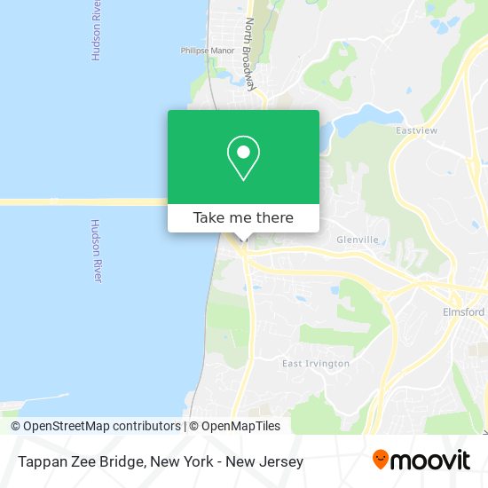 Tappan Zee Bridge Map How To Get To Tappan Zee Bridge In Tarrytown, Ny By Bus Or Train?