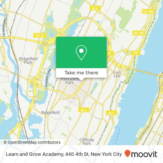 Mapa de Learn and Grow Academy, 440 4th St