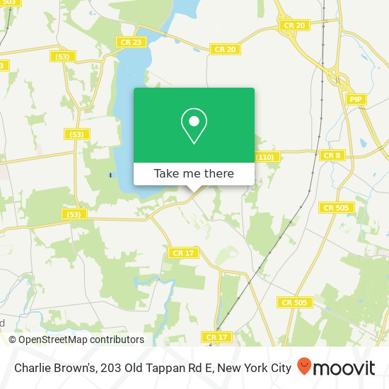 Charlie Brown's, 203 Old Tappan Rd E map
