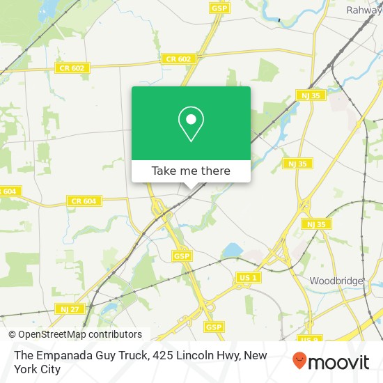 The Empanada Guy Truck, 425 Lincoln Hwy map