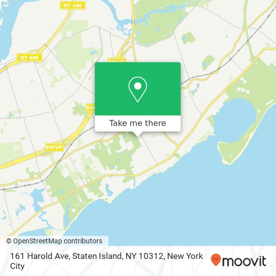 161 Harold Ave, Staten Island, NY 10312 map