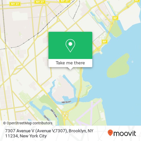 7307 Avenue V (Avenue V,7307), Brooklyn, NY 11234 map