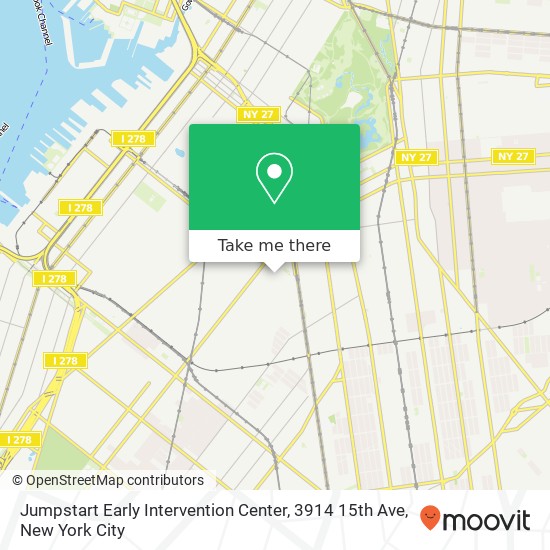 Mapa de Jumpstart Early Intervention Center, 3914 15th Ave