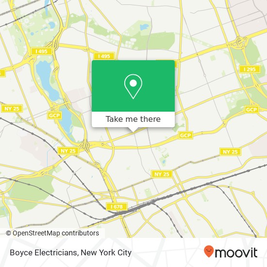 Boyce Electricians map