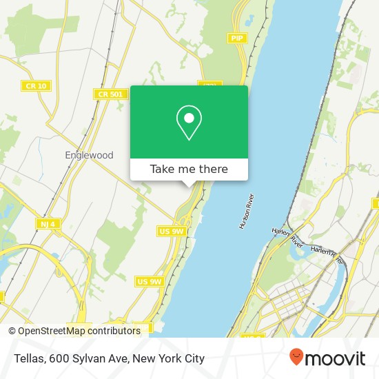 Tellas, 600 Sylvan Ave map