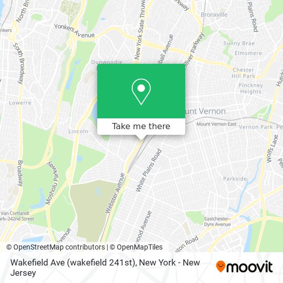 Mapa de Wakefield Ave (wakefield 241st)