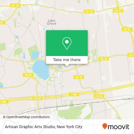 Mapa de Artisan Graphic Arts Studio