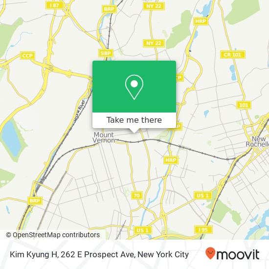 Kim Kyung H, 262 E Prospect Ave map