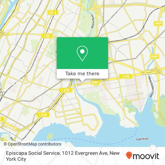 Episcapa Social Service, 1012 Evergreen Ave map