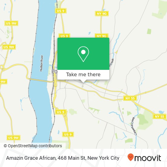 Mapa de Amazin Grace African, 468 Main St