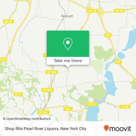 Shop Rite Pearl River Liquors map