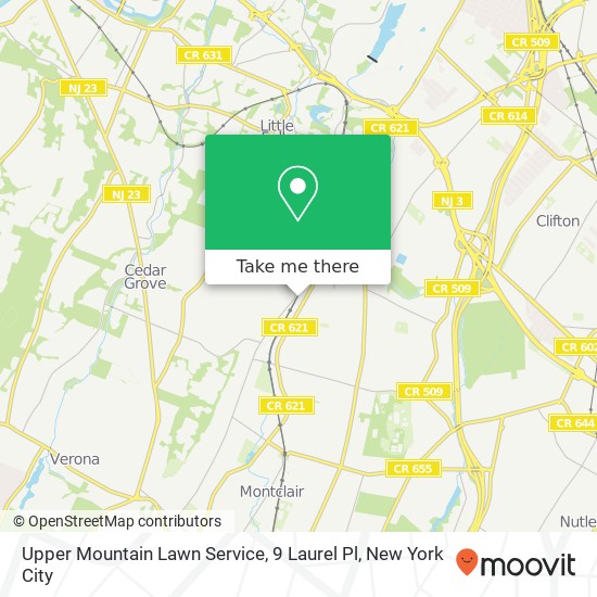 Upper Mountain Lawn Service, 9 Laurel Pl map