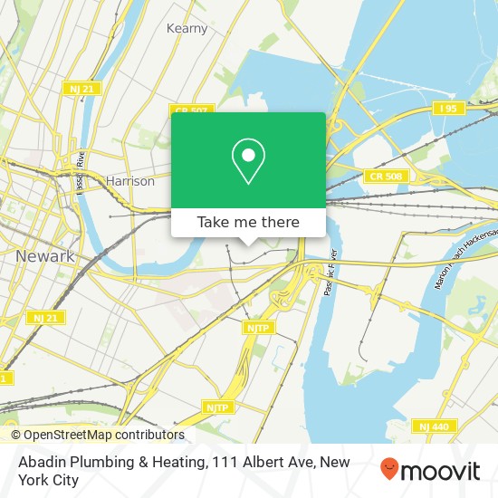 Mapa de Abadin Plumbing & Heating, 111 Albert Ave