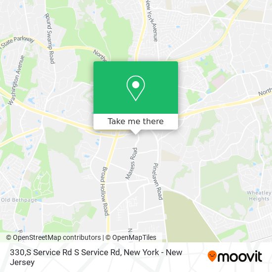 Mapa de 330,S Service Rd S Service Rd