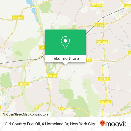 Old Country Fuel Oil, 4 Homeland Dr map