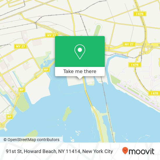 91st St, Howard Beach, NY 11414 map