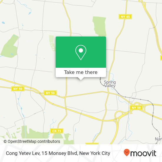 Cong Yetev Lev, 15 Monsey Blvd map