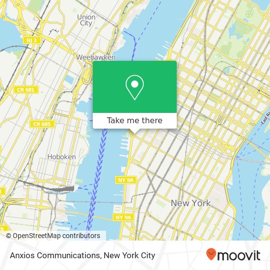 Anxios Communications map