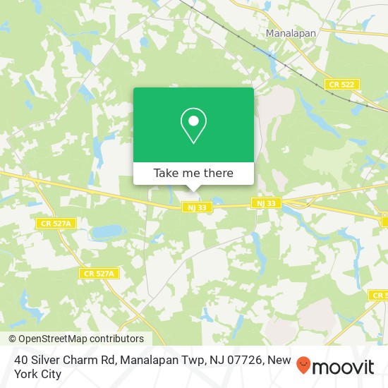 40 Silver Charm Rd, Manalapan Twp, NJ 07726 map