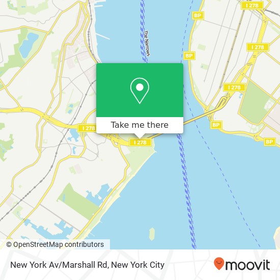 New York Av/Marshall Rd map