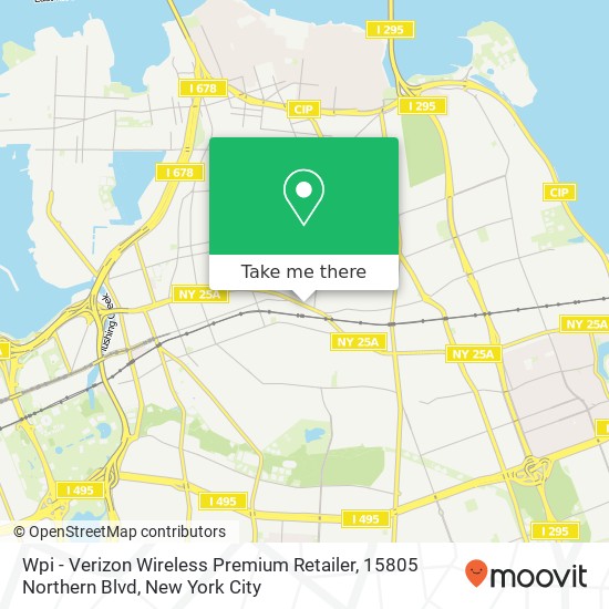 Wpi - Verizon Wireless Premium Retailer, 15805 Northern Blvd map