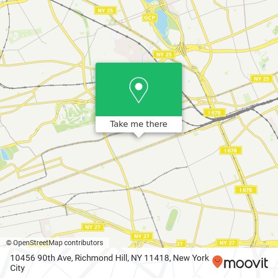 10456 90th Ave, Richmond Hill, NY 11418 map