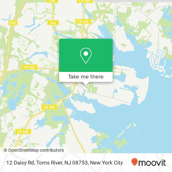 12 Daisy Rd, Toms River, NJ 08753 map