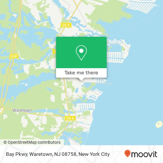 Bay Pkwy, Waretown, NJ 08758 map