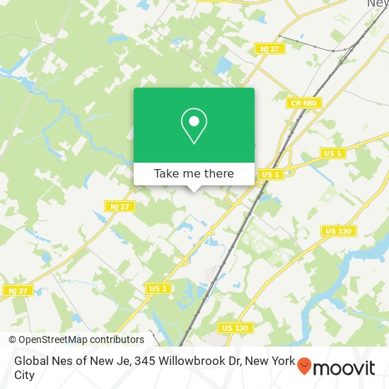 Mapa de Global Nes of New Je, 345 Willowbrook Dr