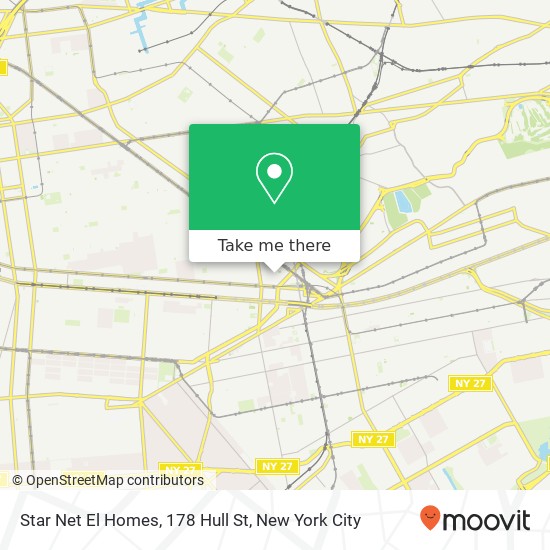 Star Net El Homes, 178 Hull St map
