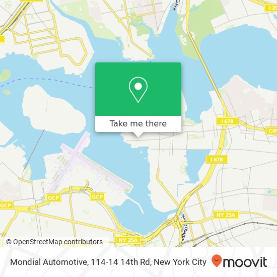 Mondial Automotive, 114-14 14th Rd map