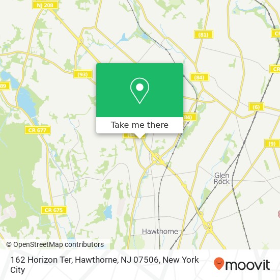 162 Horizon Ter, Hawthorne, NJ 07506 map